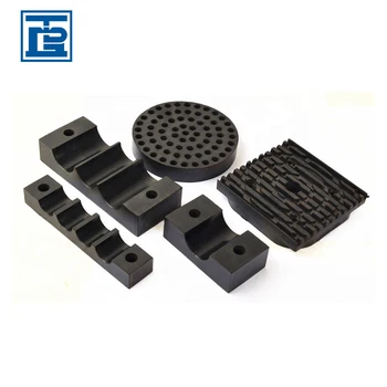 TONGDA Industrial Elastic round Buffering Block Strong Toughness Black Rubber Spring Pier Made of NBR & EPDM Cushioning Purpose