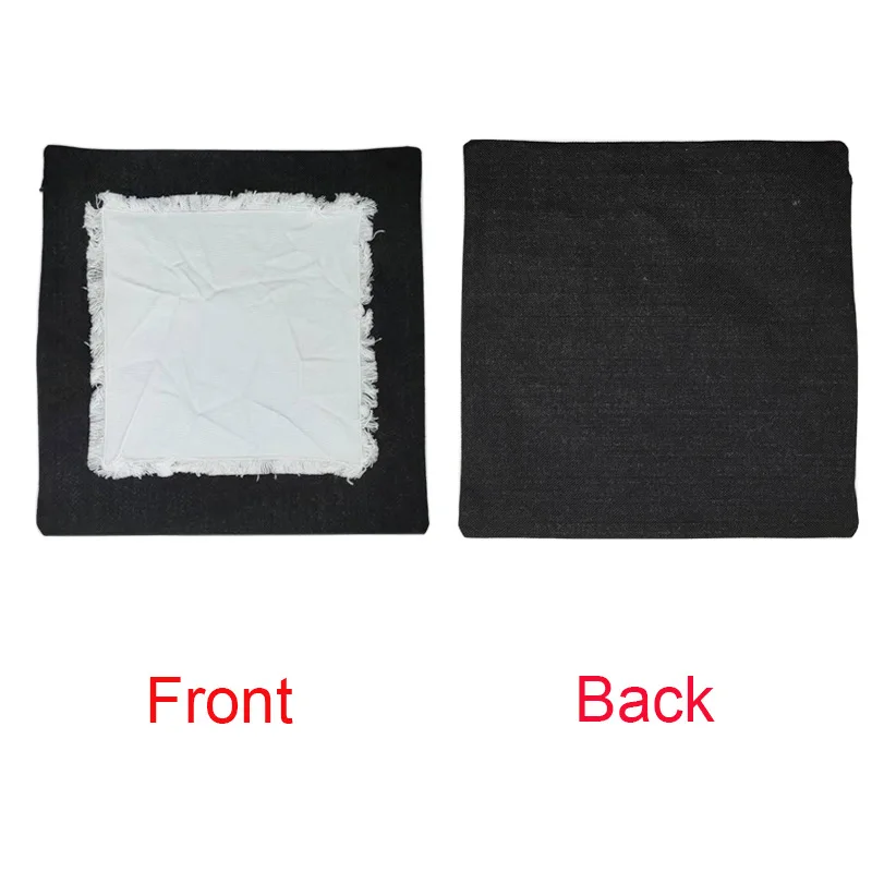 Custom Linen Patch Pillow Cases Cushion Cases Sublimation Blanks Pillow Case