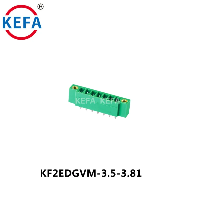 Kefa 3.81mm 3.5 mm 5.08mm PCB Plug-in  Pluggable Terminal Block 3.81 mm  Ec350v 08p Screw Terminal 3.5 mm