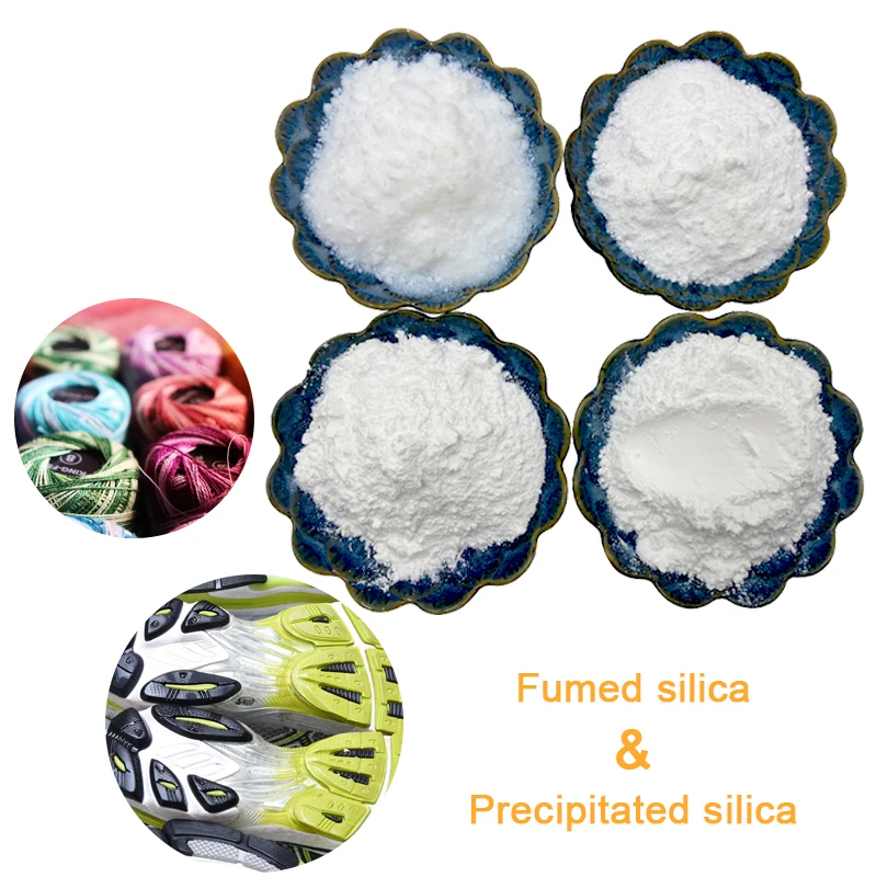 For rubber White Carbon Black Fumed silicaSilica  light powder, sio2  silica gas  Toothpaste rub