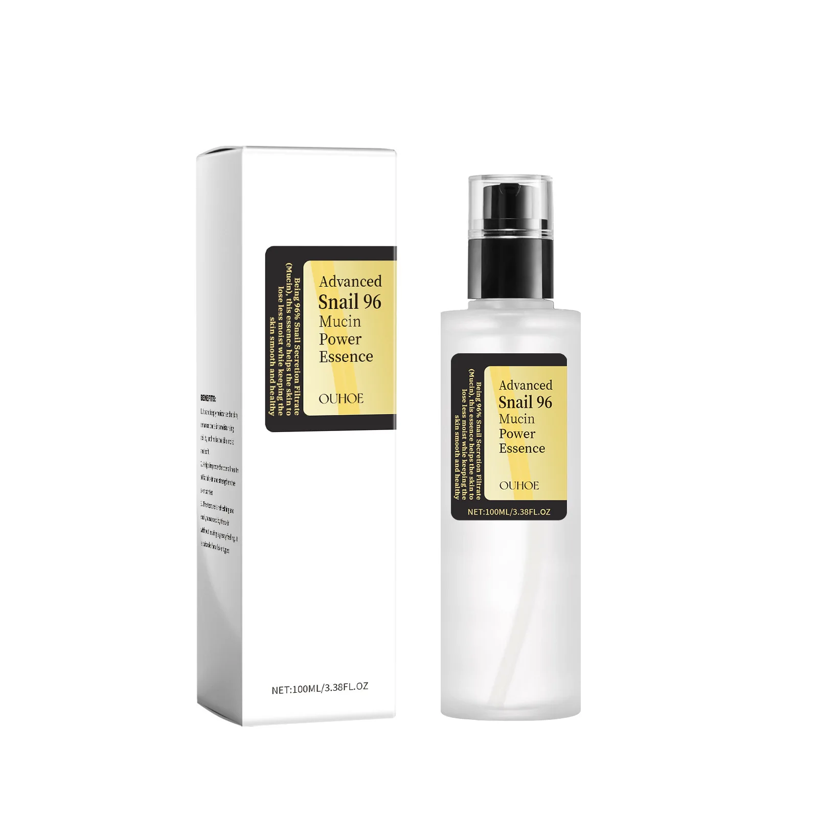 OUHOE Snail Multi Effect Care Series Skin Care Set Improve Skin Face Cream Eye Mask Essence Water Cleansing Gel