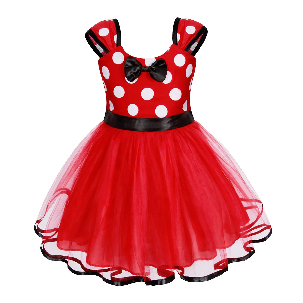 Minnie Mouse Polka Dots Vestido de tul Niñas Disfraces para