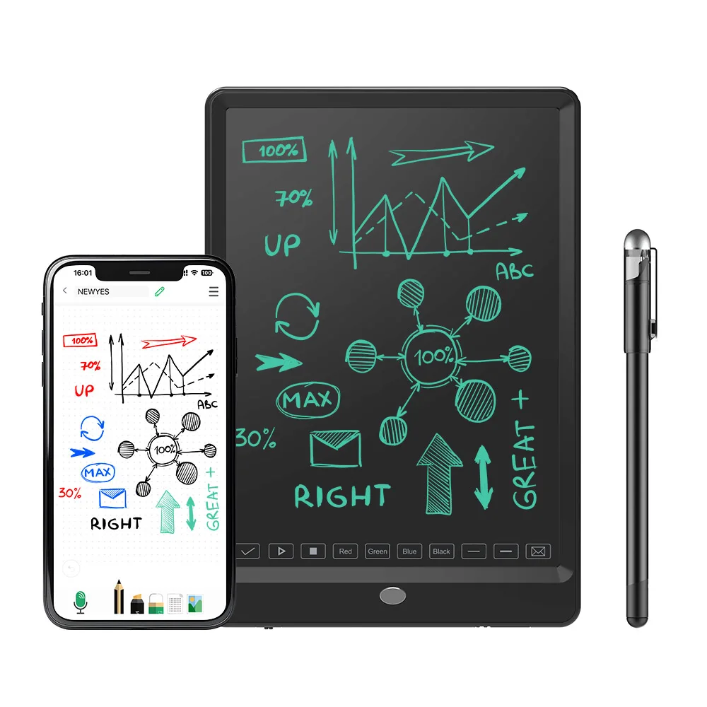 NEWYES Smart Pen Lcd Drawing Tablet 10 Inch Handwriting Ultra Thin Pad Board With Smart Digital Pen