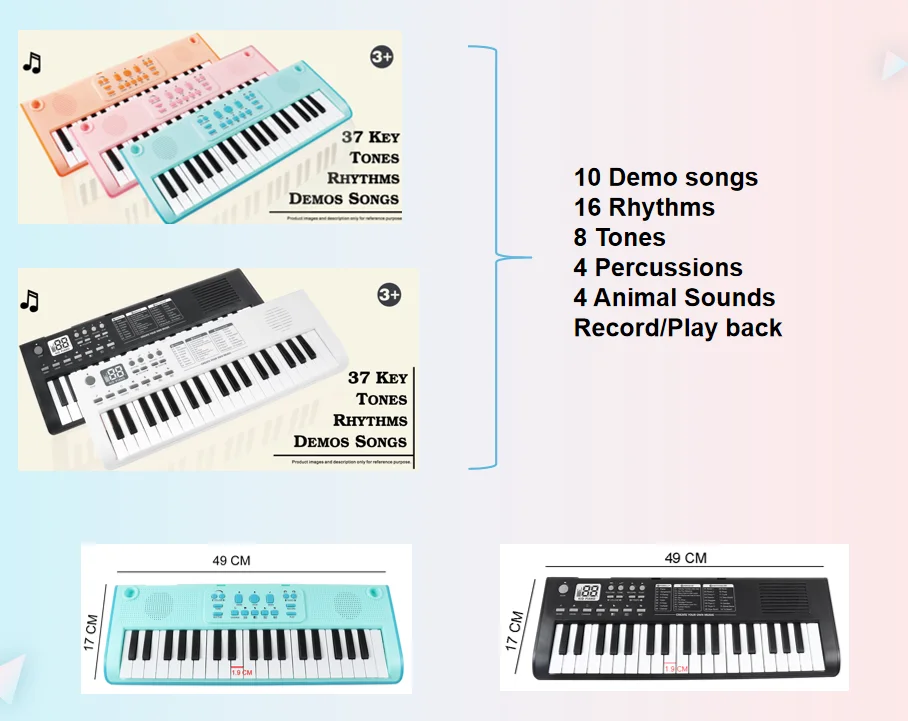 37 Keys Toy Musical Instrument for Sale details