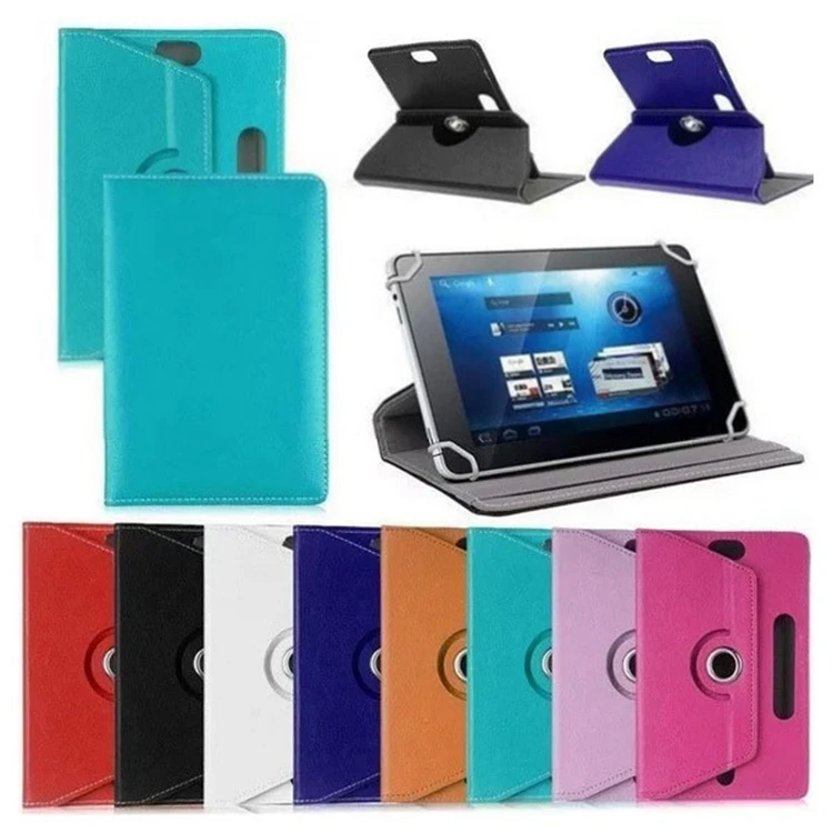 
Amazon Hot 7 8 9 10.1 Inch Rotating Universal Tablet Leather Protective Case Cover 