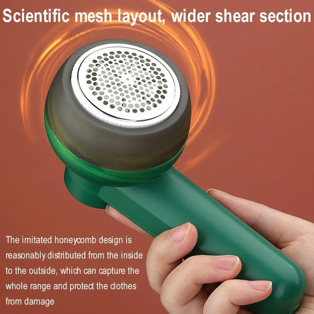 Cordless Clothes Defuzzer Rechargeable Lint Remover Electric Lint Remover Fabric Shaver Portable Fabric Fluff Shaver for Clothes