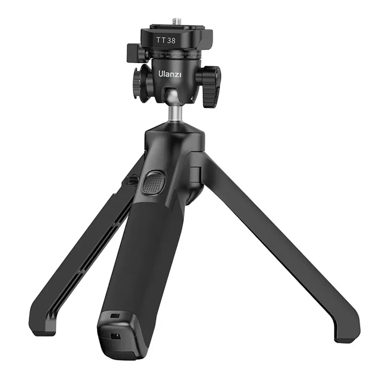 Mini Foldable Tripod Ulanzi TT38 One-click Quick Release Tripod for Camera with Hidden Hook Cold Shoe Mount