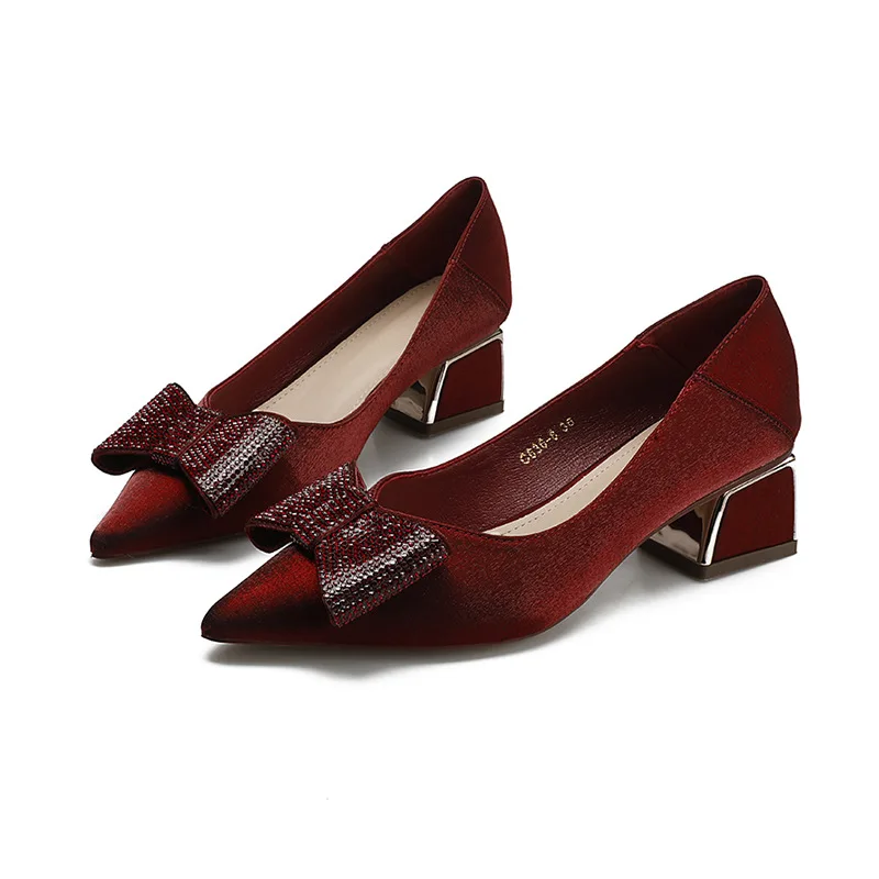 Brautschuhe Pumps Rot Schleife ASOS DESIGN – Secret – Schuhe In