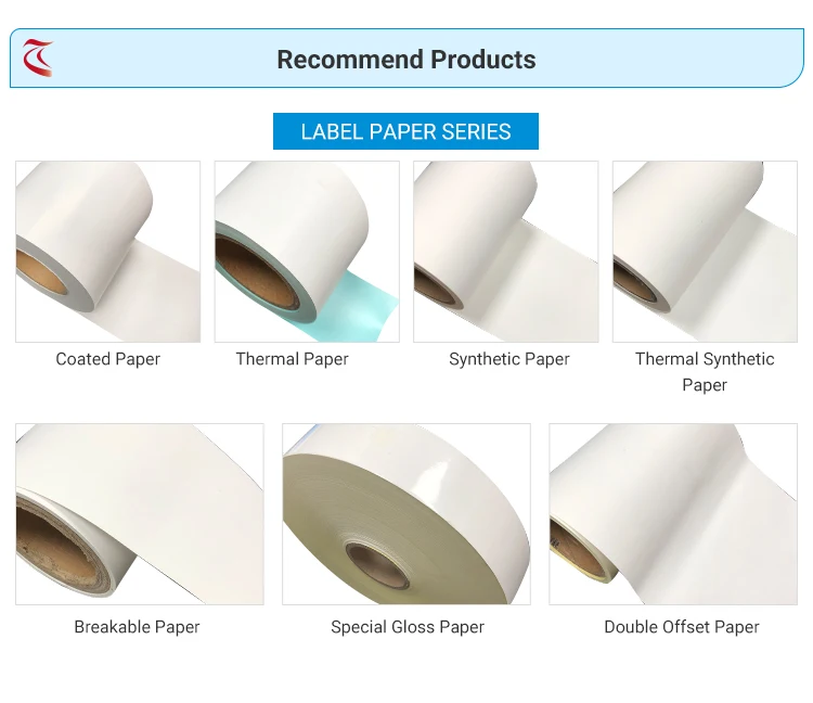 Self Adhesive Mirror Paper Roll Sticker Synthetic Paper Label Sticker