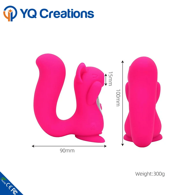 10 Frequency Handheld Wireless Squirrel Clitoral Sucking Vibrator Nipple Vibrating Massager Adult Sex Toys for Women