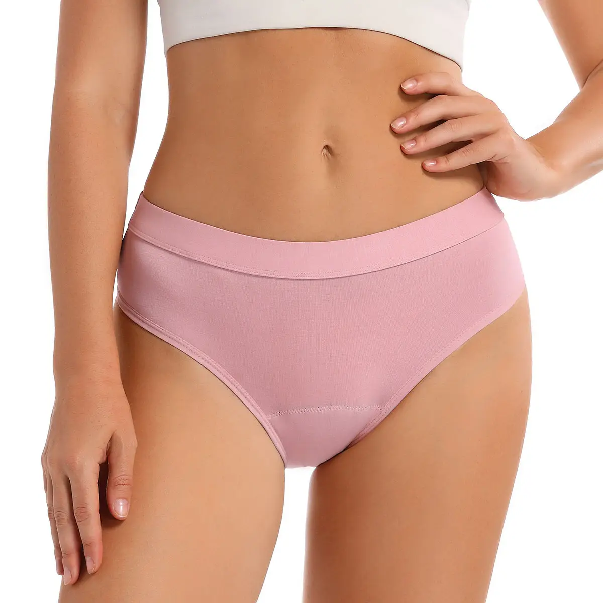 4 Layers Period Panties No Pfas Biodegradable Bamboo Free Odor Culotte