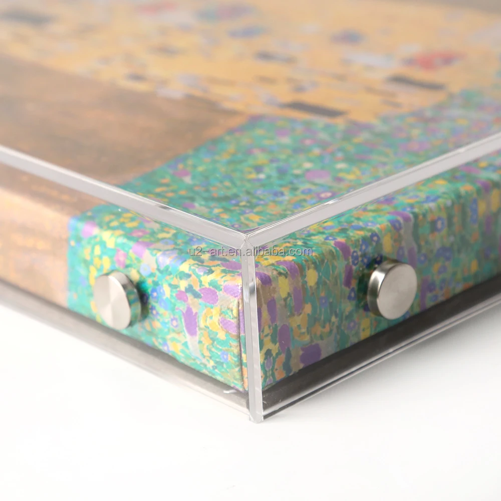 Acrylic Shadowbox Painting Floater Framed Shadow Box Frame For Art