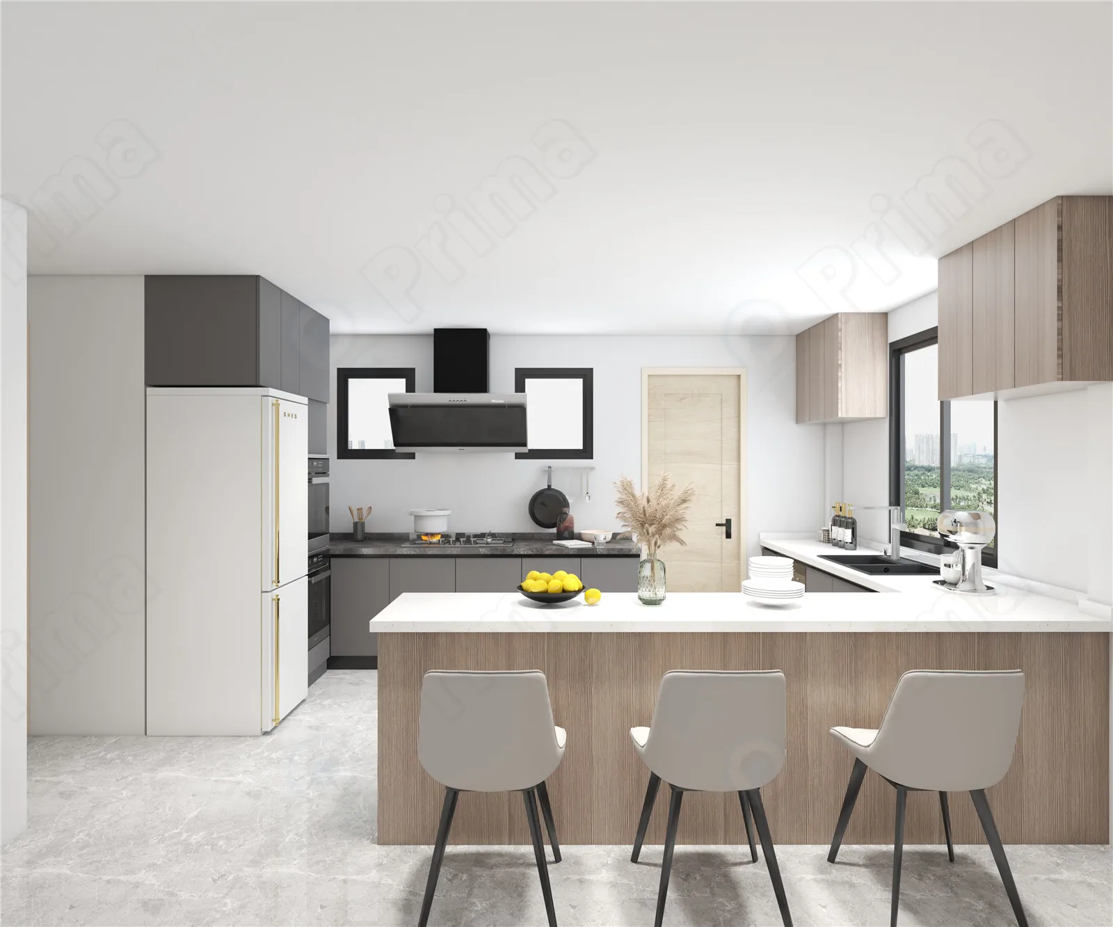 Prima самый популярный недорогой архитектурный дизайн дома