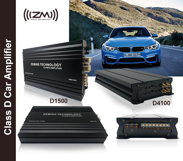 Car Audio Processor Audio Amplifier Mono Block Power Sound System