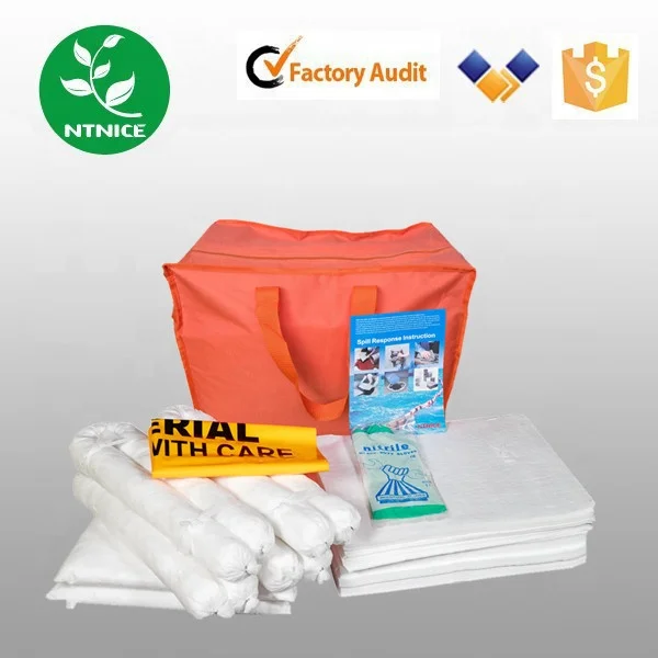 Portable 80L Oil Spill Kits with Control Pads Environmentally Friendly Product to Prevent Spillage