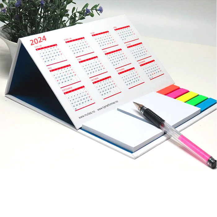 Dudukan Kalender Meja Desain Kustom 2024 Promosi 2025 - Buy Kalender Meja Berdiri,Kalender Meja 