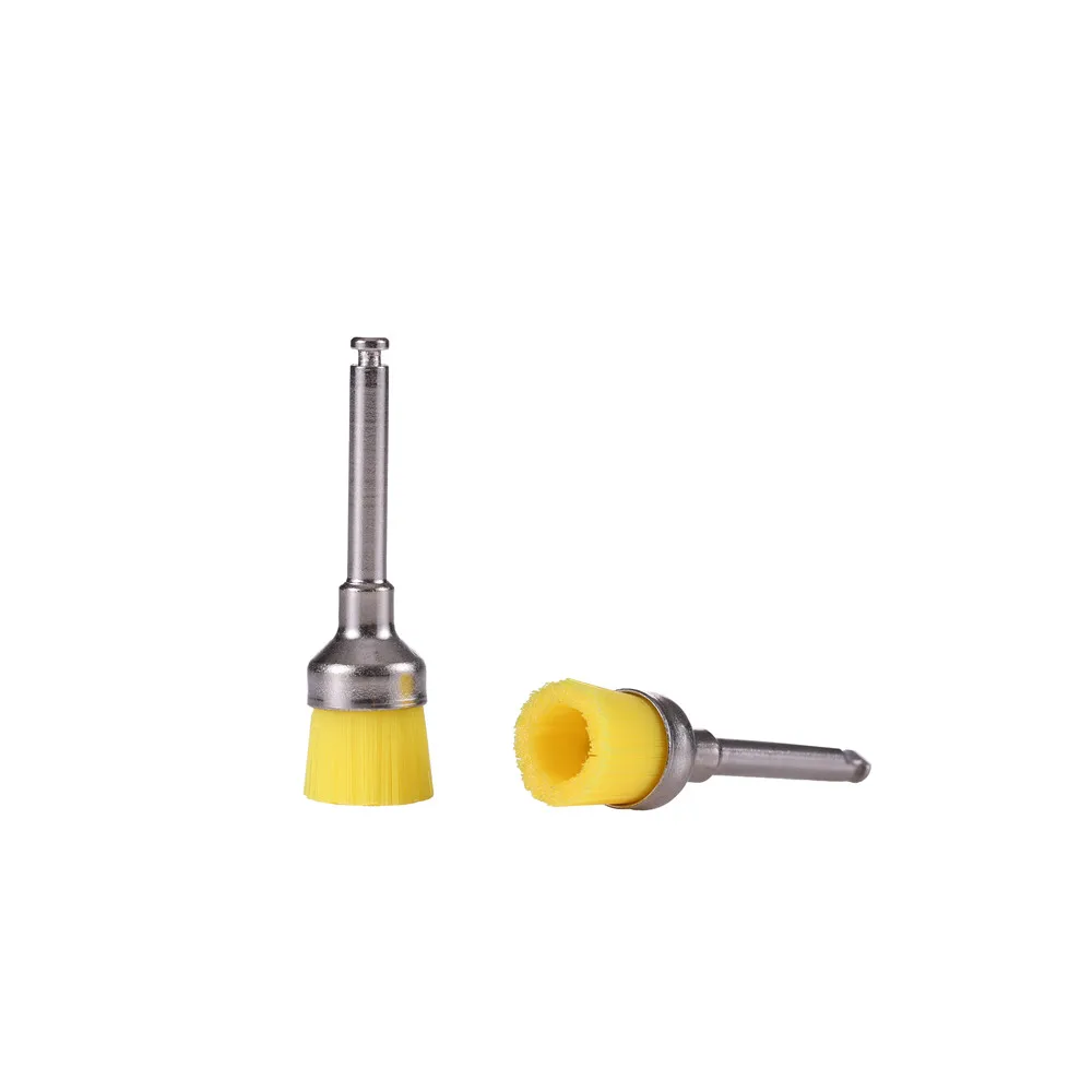 SJ High Quality Dental Prophy Brush Colorful Latch Dental Prophylaxis Polishing Brushes Dental Laboratory Polishing Brush