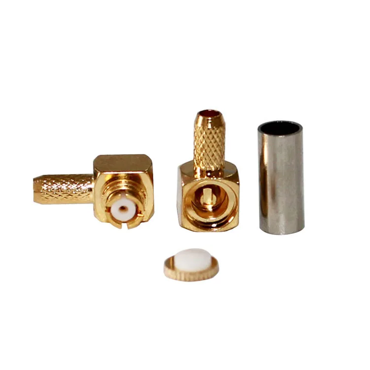 product manufacturer fast supply smp kw15 connector smp bent female connector for rg174-0