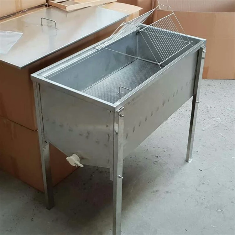 304 Stainless Steel Uncapper Honey Uncapping Tank Table