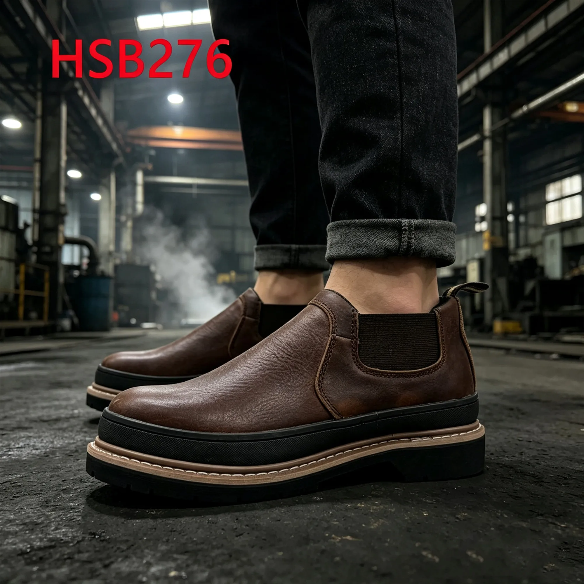 ZYF,Mine Shaft Anti-deodorant Goodyear Rubber Outsole Security Shoes Dock Repair Anti-Grease Steel Toe Lobar Shoes HSB276