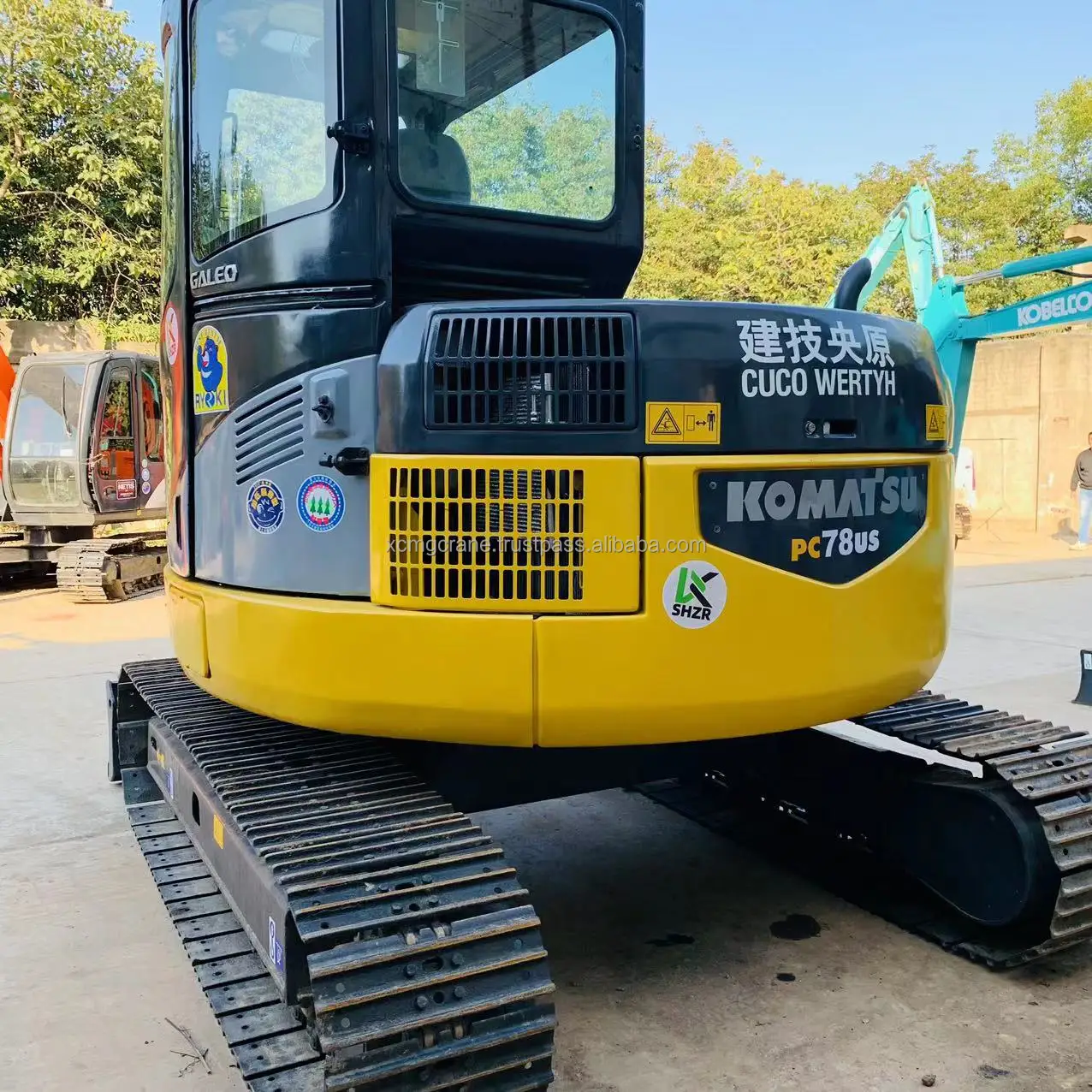 Japan Original Used Mini Excavator Komatsu Pc78us Small Digger 7ton 90% ...