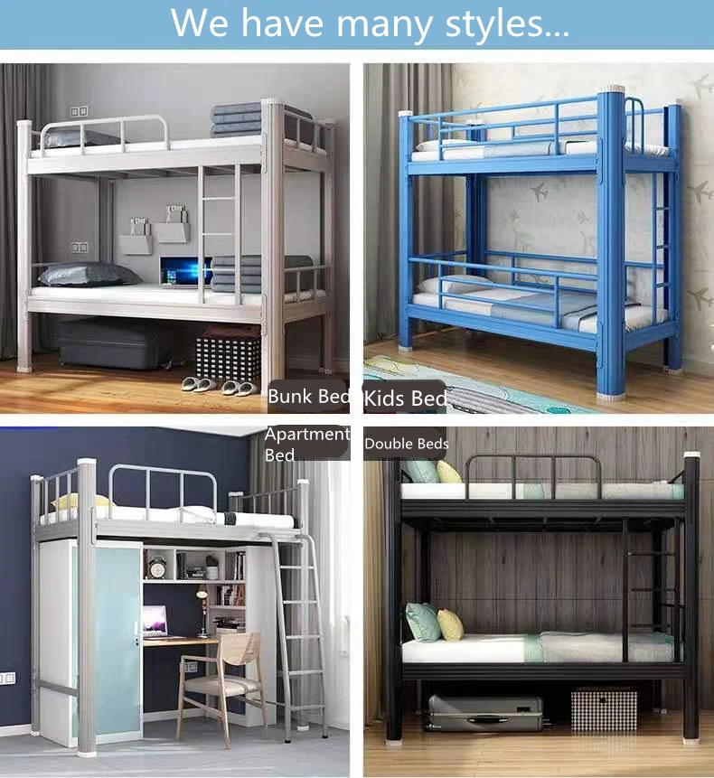 Мебель для спальни детская металлическая двухъярусная кровать для школы Лофт металлические двухслойные сверхпрочные железные стальные двухъярусные кровати