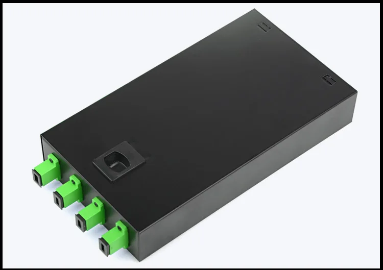 Customized 4 Port Simplex SC/APC TCP Desktop Type Wall Mount Optical ...