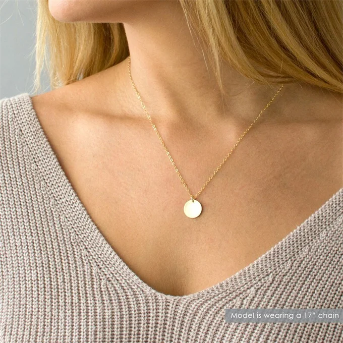 Dainty Boobs Breast Cancer Awareness Pendant Necklace - Gold