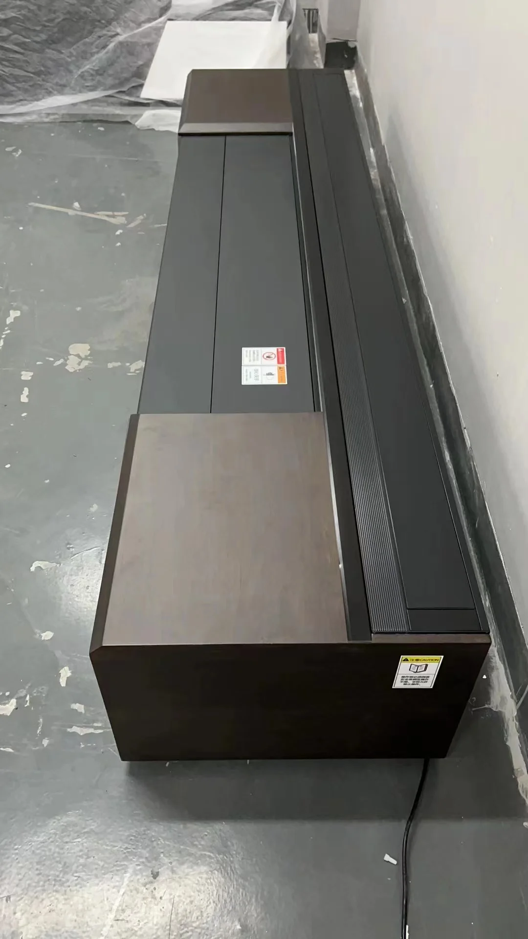 120 Inch Motorized Floor Rising Projector Screen + Intelligent Laser Tv