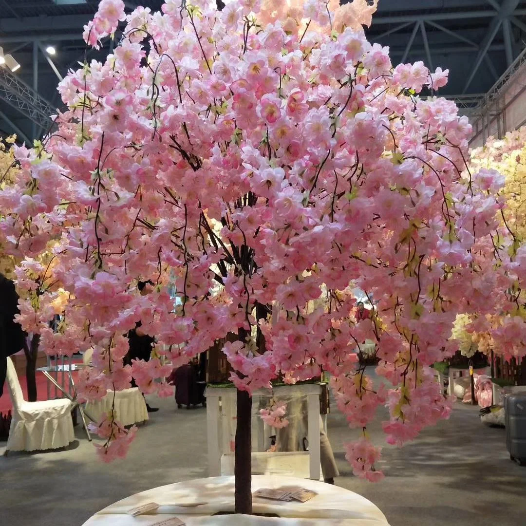 Custom High Quality  Cherry Blossom Tree Wholesale Artificial Cherry Blossom Flower Tree for Wedding Decor