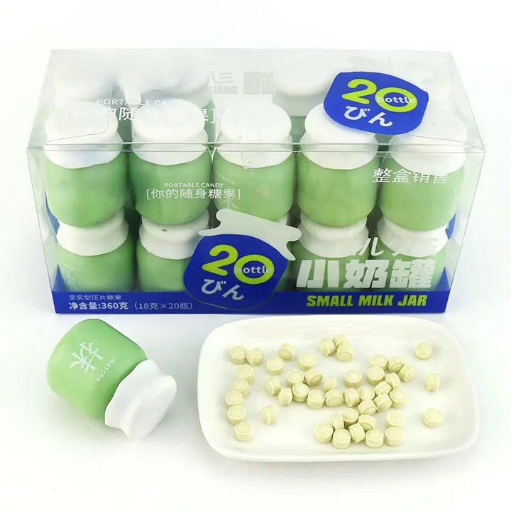 candy in milk tank