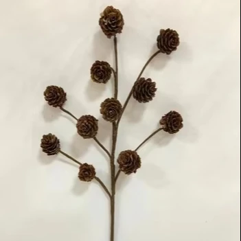 12"H Plastic Pine Picks Christmas Home Decoration