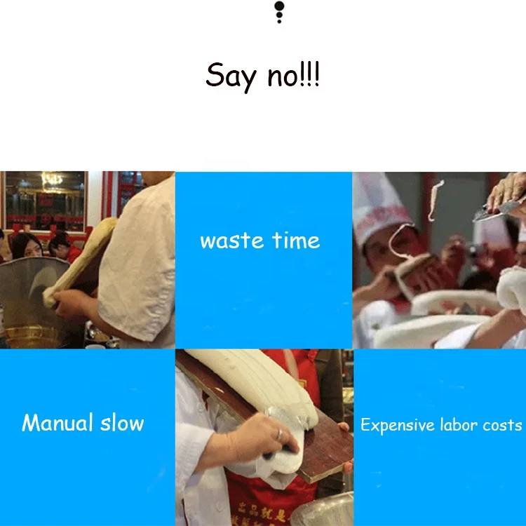 Energy Saving Robot Sliced Noodles Machine Knife Cutting Noodle Machine for Sale