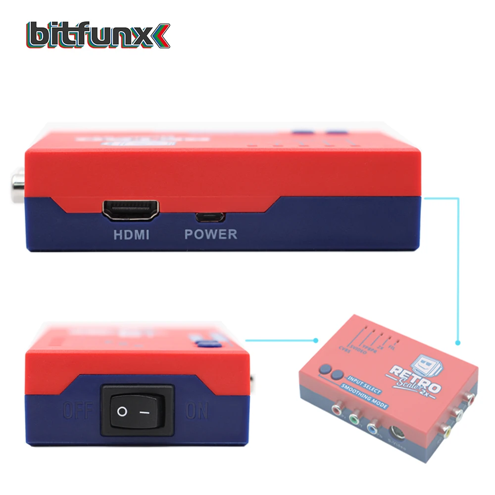 RetroScaler2x HDMIコンバーター Amazon.com: RetroScaler2x AV/SV/YPBPR to HDMI Converter