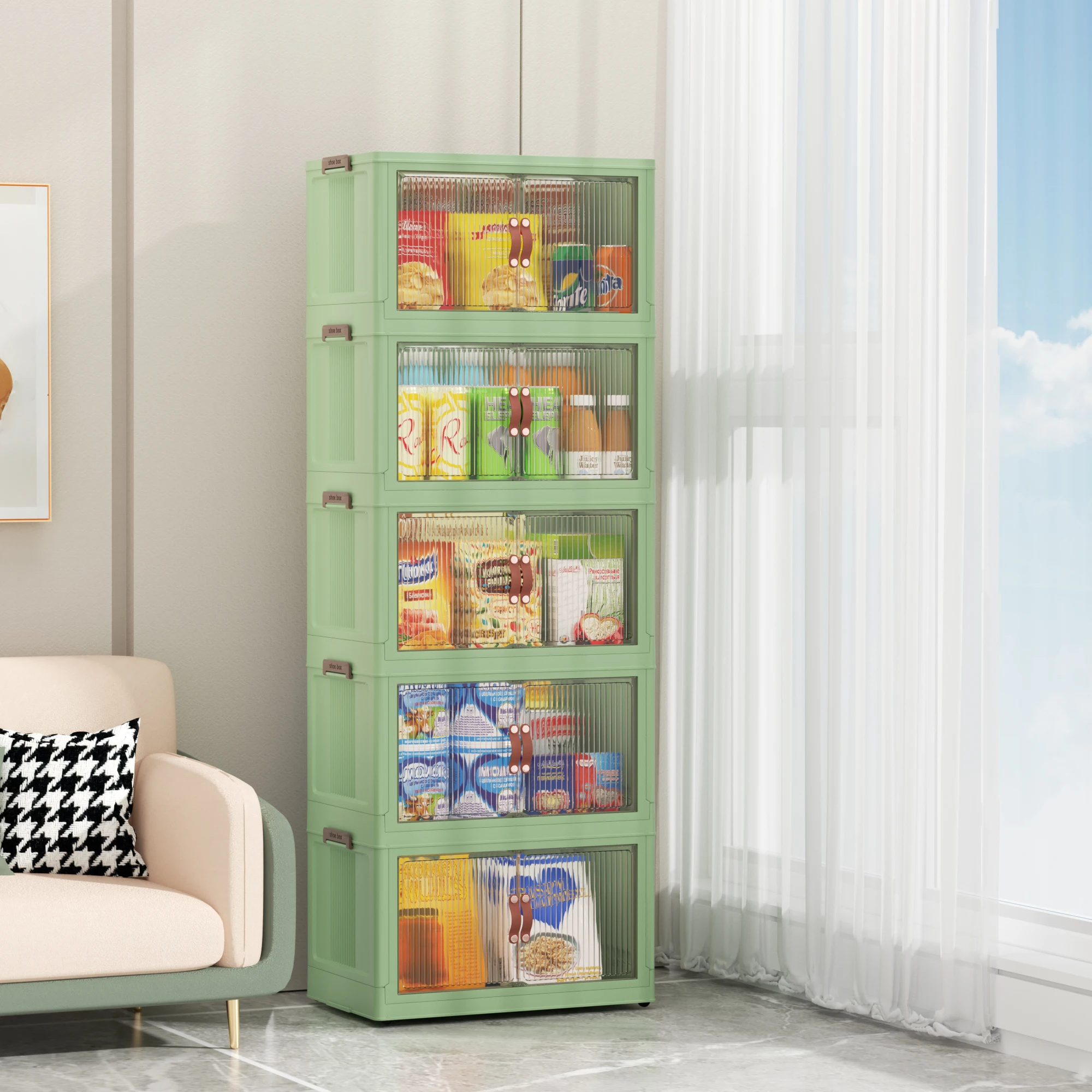 Multifunction Baby Indoor Bookshelf Plastic Storage Box