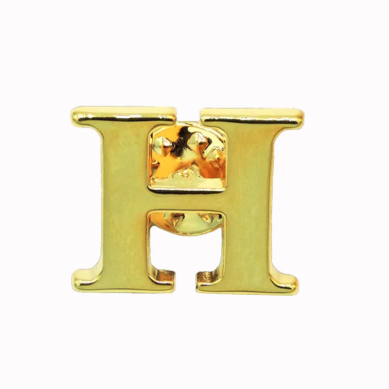 PinMart's Gold Plated Alphabet Letter Y Lapel Pin 