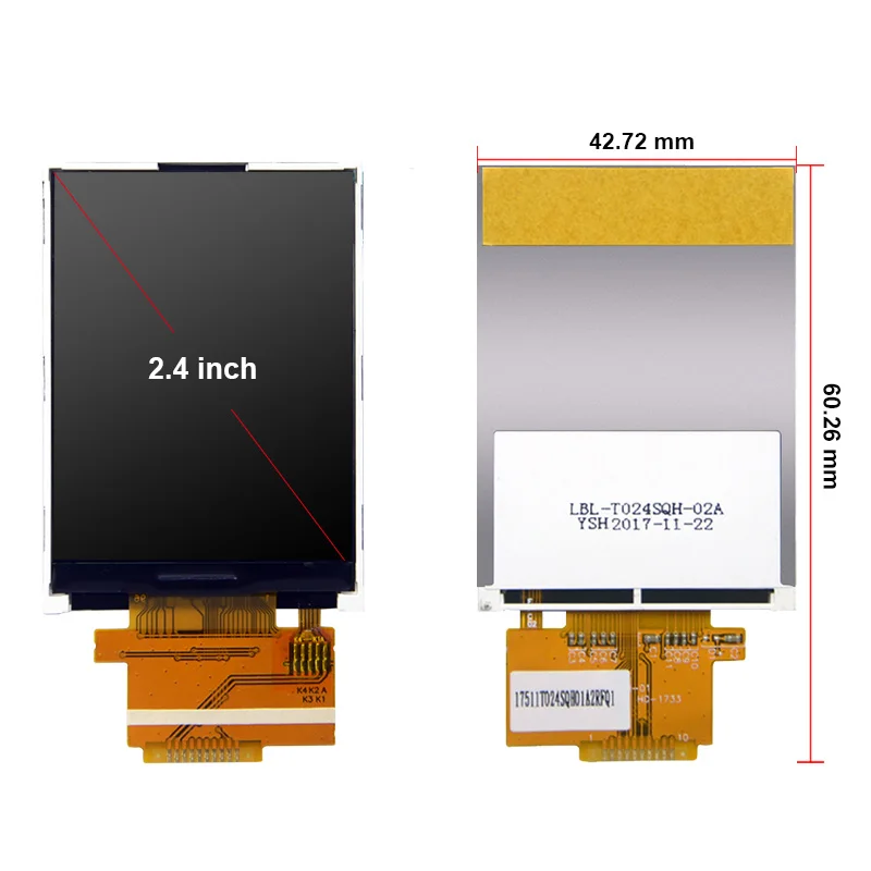 2.4 inch lcd tft display quotation