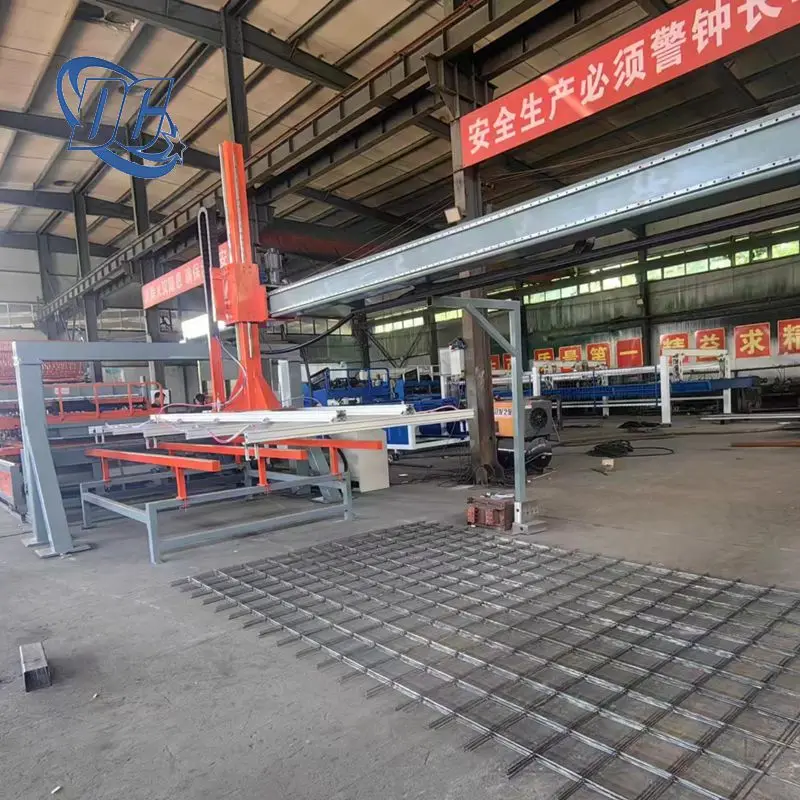 Anping Construction Cnc Full Automatic Galvanized Metal Steel Welded Wire Mesh Panel Making Machine Plant