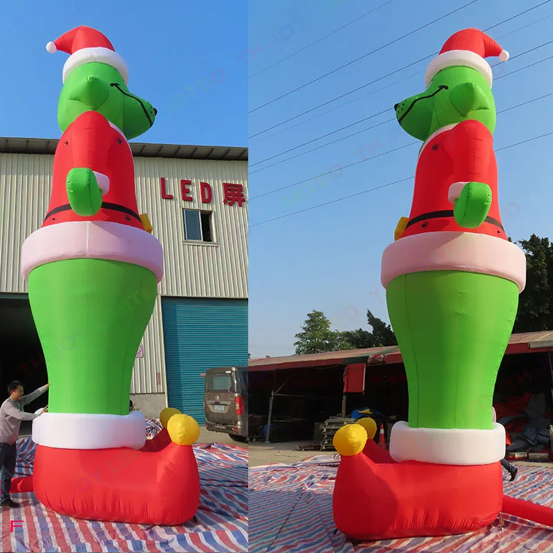 9m 30ft Tall Giant Inflatable Christmas Clown / Giant Inflatable Grinch