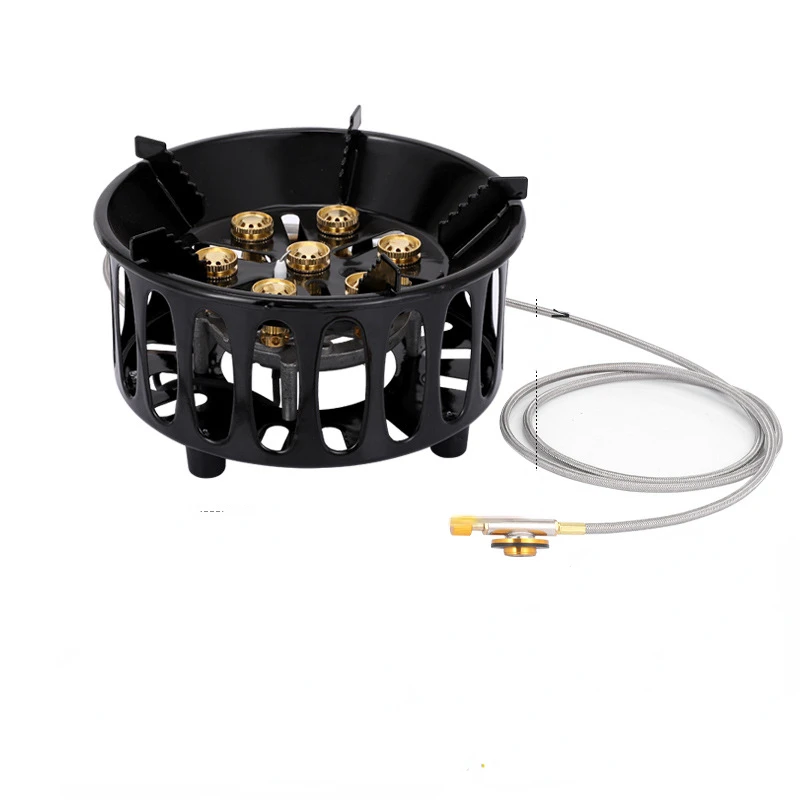 Outdoor Gas Burner Windproof Camping Stove Portable Tourist Equipment Mini Gas Camping Stove for Hiking Outdoor