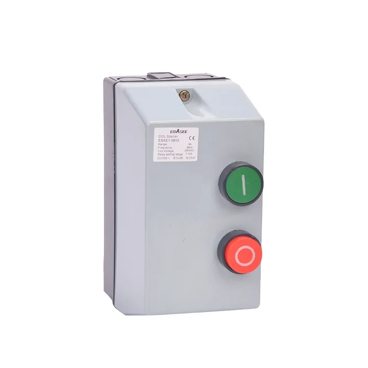 Electric Singles Phase 3 Phase Magnetic Starters AC Contactor DOL Motor Starter