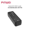 Adaptador de E/S USB-C Dante 2CH Negro