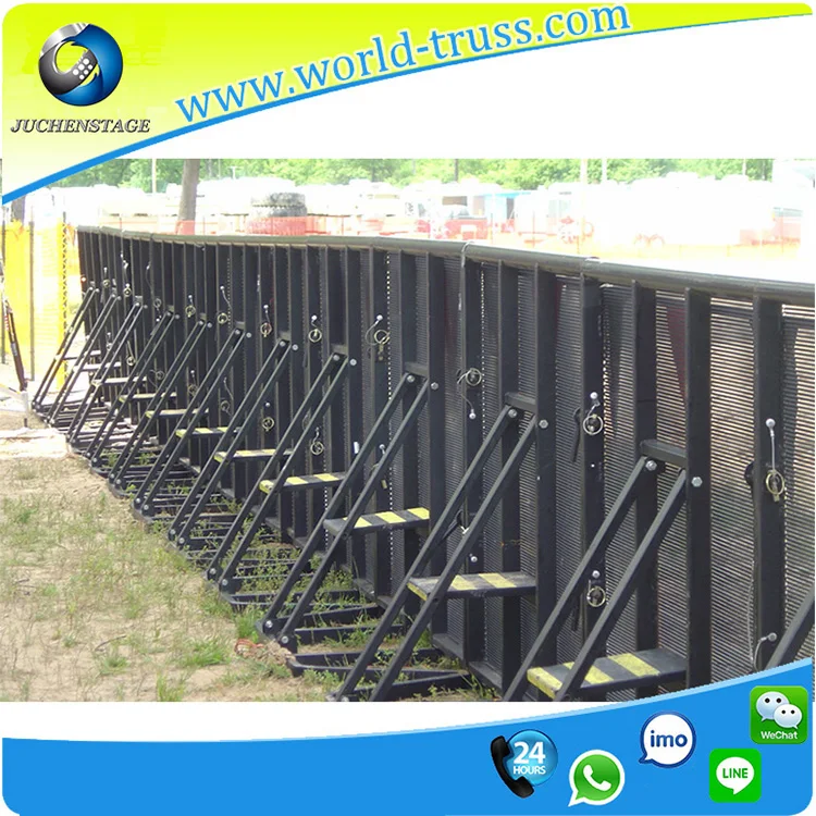 Китай оптовая продажа безопасность бывший в употреблении кабельный барьер перед концертной сценой для продажи змеиные