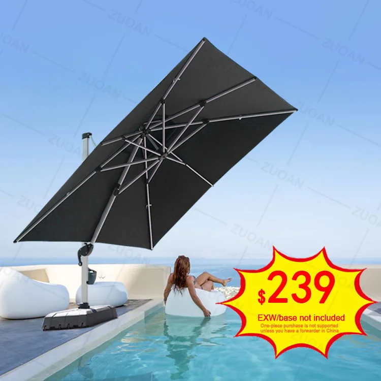 2024 Large Top Sale Waterproof Double Canopy Outdoor Umbrella