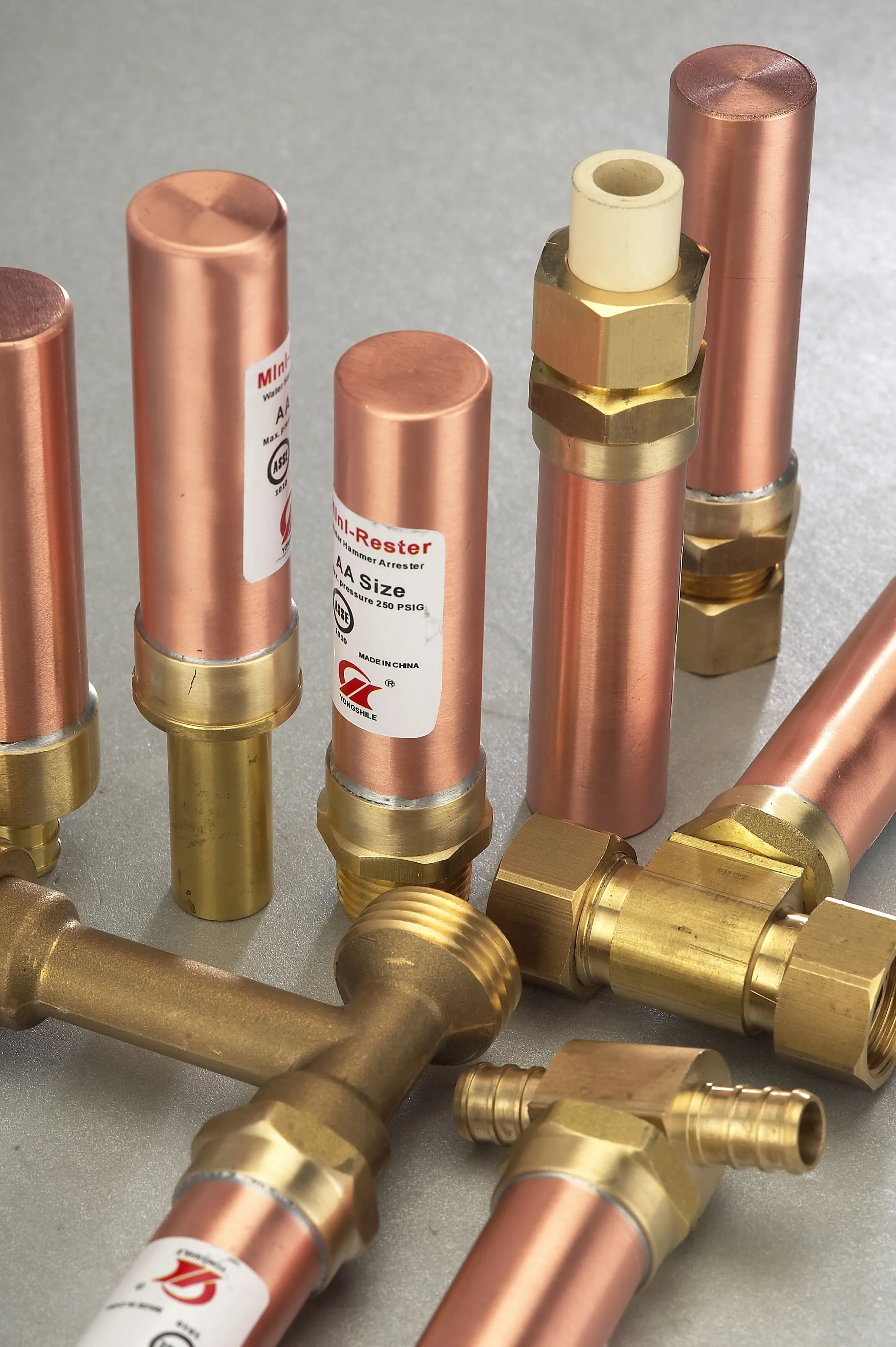 Aa Size Copper Water Hammer Arrester 3 Quarters Inch Mht X 3 Quarters