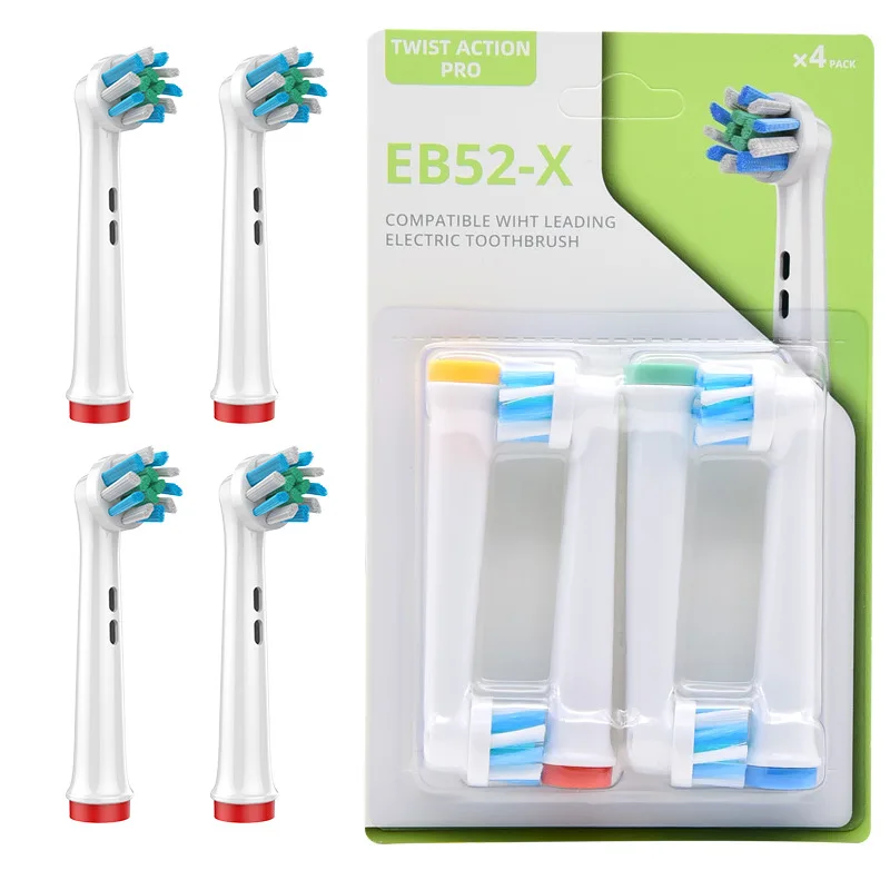 4in1 Set For Oral-b Electric Toothbrush Head Replacements Neutral Eb52 ...