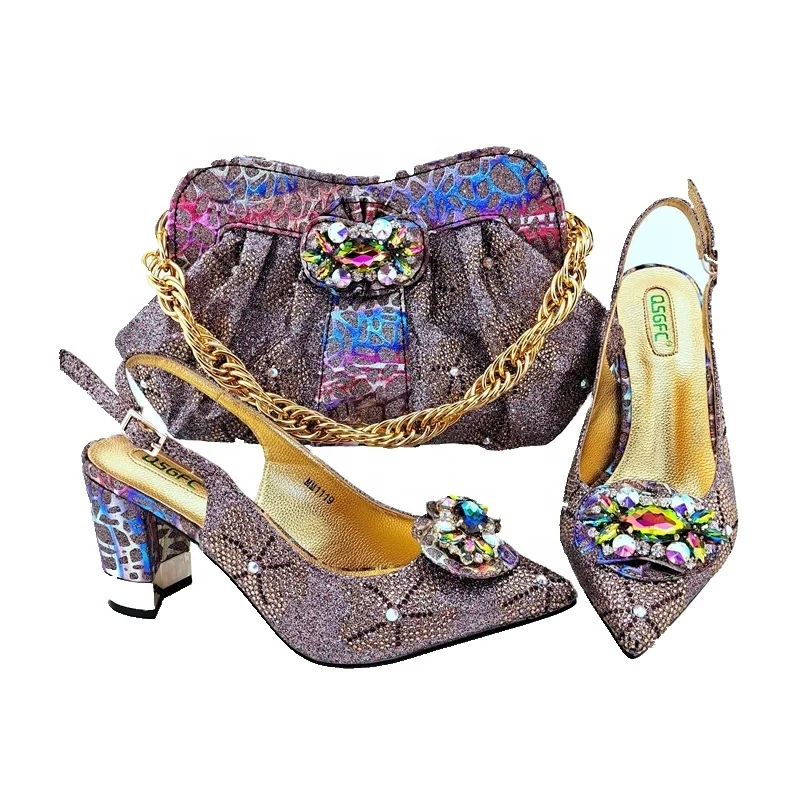Women's Matching Shoes and Bag Set