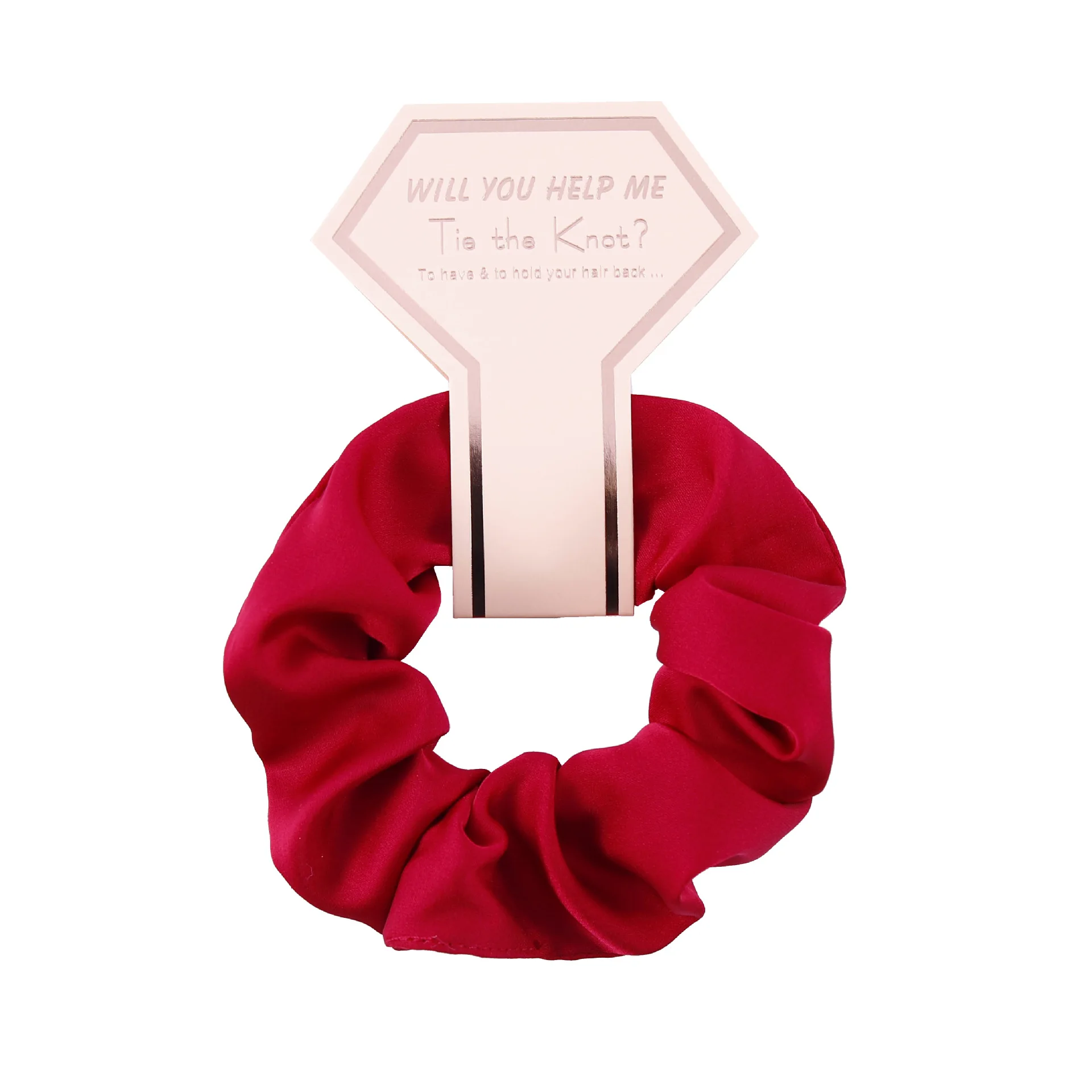 Crystal Satin Scrunchies Elastic Hair Bands Hairbands Wedding Party