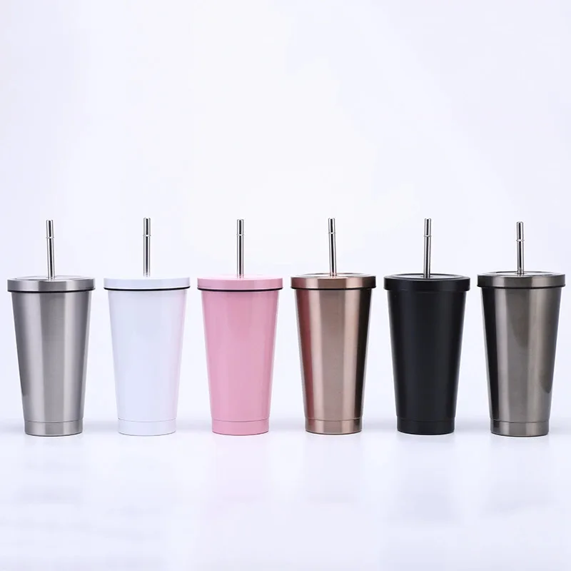 Matte Black Tumbler Stainless Steel Tumbler Cup With 17oz & 25oz - Buy ...