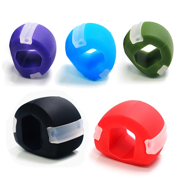 Food Grade Silicone Jawline Exerciser Jaw Workout Muscle Mouth Trainer ...